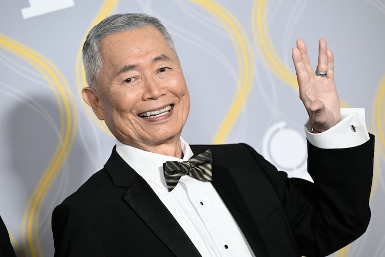 George Takei arrives at the 75th annual Tony Awards on June 12, 2022, at Radio City Music Hall in New York. (Photo by Evan Agostini/Invision/AP, File)