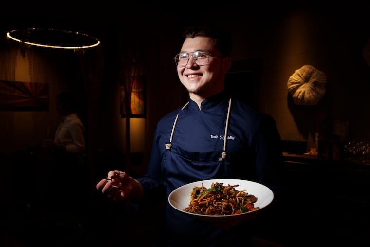 Chef Temir Satybaldiev at Ginger on April 3, 2025, in Northeast Philadelphia.