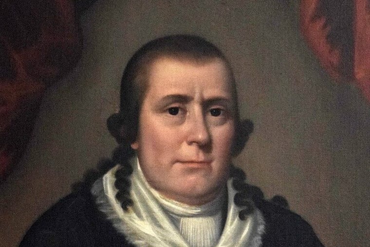 An 1816 portrait of the Public Universal Friend by artist J.L.D. Mathies.