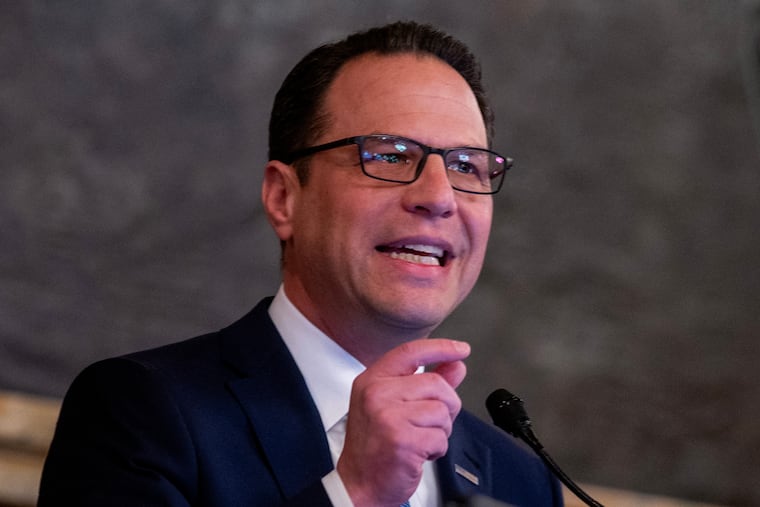 Gov. Josh Shapiro, pictured giving his budget address in February, questioned the fate of SNAP in Pennsylvania if President Donald Trump's "big beautiful bill" passes.