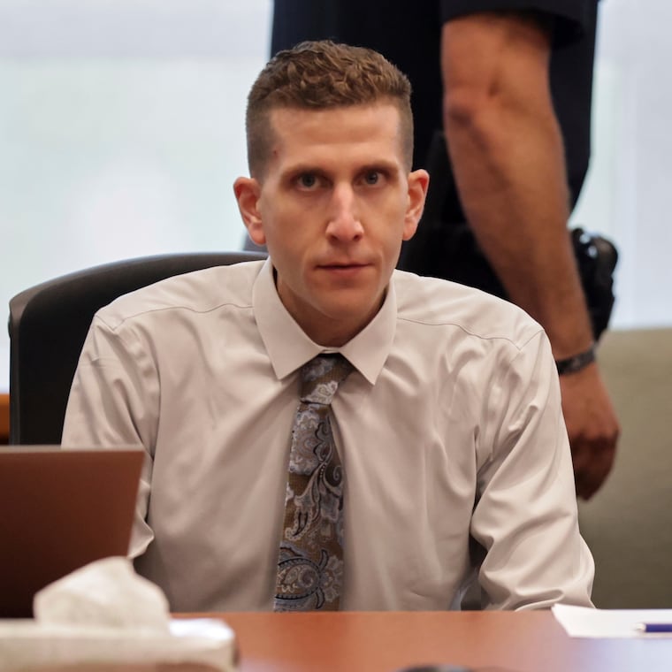Brian Kohberger, charged in the murders of four University of Idaho students, appears at the Ada County Courthouse in Boise, Idaho.