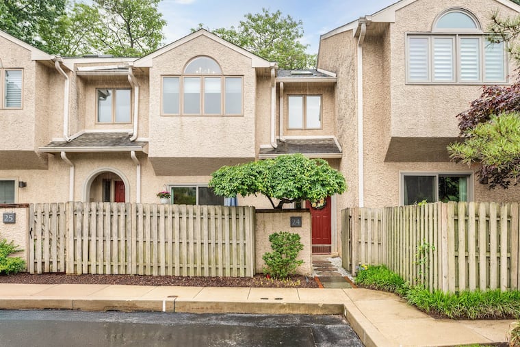 The exterior of the Wayne townhouse.