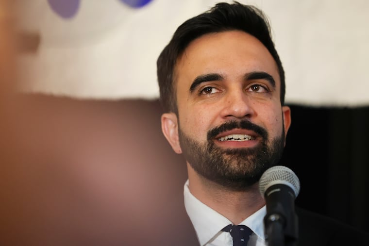 Democratic mayoral candidate Zohran Mamdani speaks at his primary election party, Wednesday, June 25, 2025, in New York.