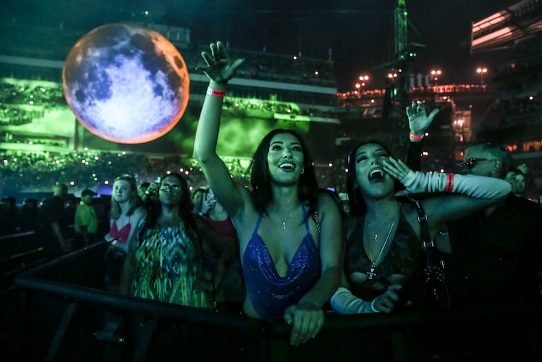 The Weeknd fans cheer on opening night of his tour at Lincoln Financial Field, Thursday,  July 14, 2022. The artist returns to Philly this summer. 