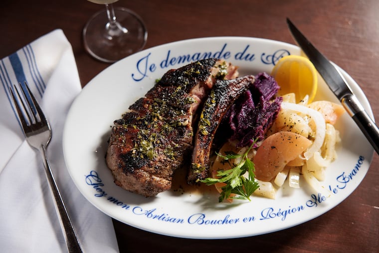 The pork chop at the Sergeantsville Inn in Sergeantsville, N.J.