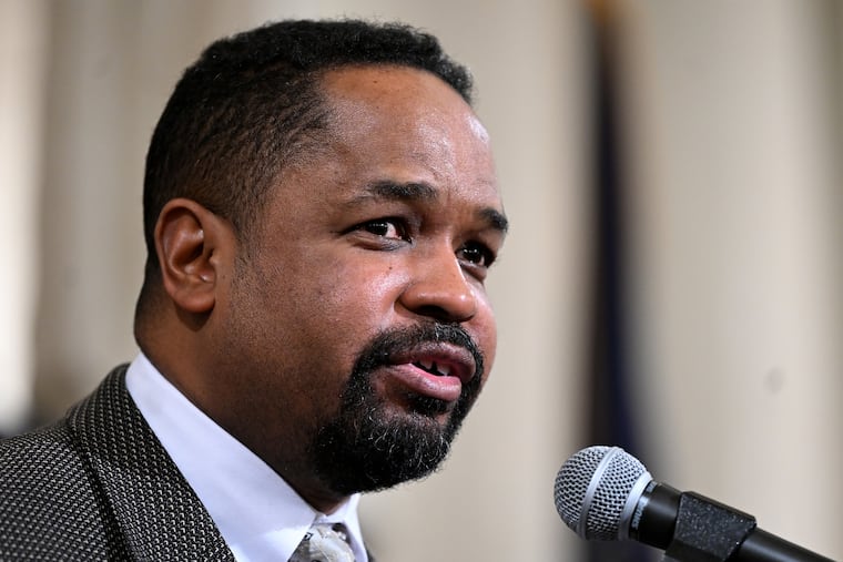 Pa. State Sen. Sharif Street at the Capitol in Harrisburg May 13, 2025.