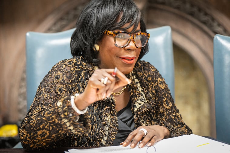 Mayor Cherelle L. Parker at Philadelphia City Hall on December 20, 2024.